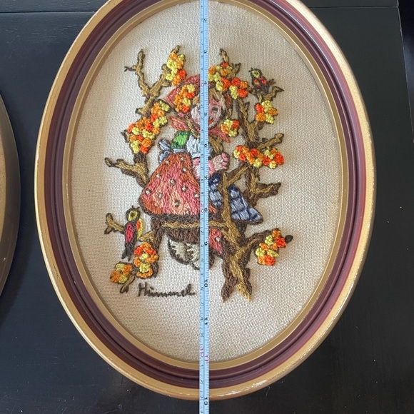 Vintage Hummel Embroidered Wall Art Set - Picture 11 of 12
